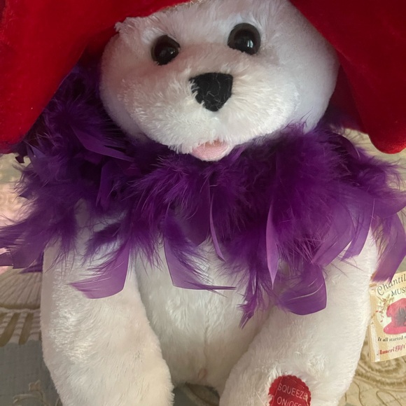 Vtg Chantilly Lane “ Susie “ Musical moving Plush Bear - Picture 2 of 8